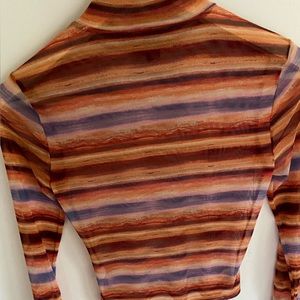 Mesh long sleeve Forever 21 women’s top